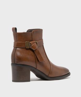 Boots à talon avec bride fantaisie femme - Valentina Baldano vue4 - VALENTINA BALDA - GEMO