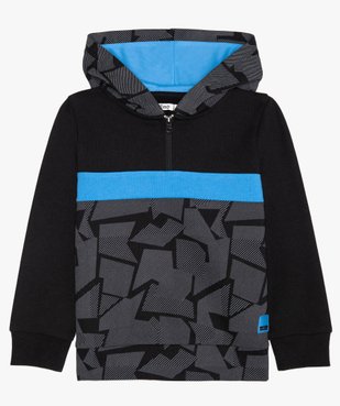 Sweat garçon à capuche multicolore vue2 - GEMO (ENFANT) - GEMO