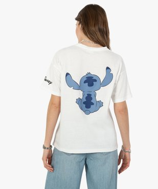 Tee-shirt femme à manches courtes Lilo et Stitch- Disney vue3 - DISNEY DTR - GEMO