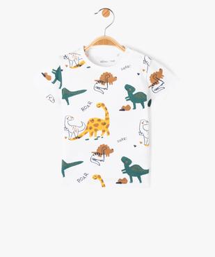 Tee-shirt à manches courtes à motifs bébé garçon vue1 - GEMO(BEBE DEBT) - GEMO