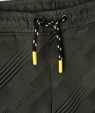Pantalon de sport garçon à motifs vue2 - GEMO (ENFANT) - GEMO