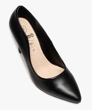 Escarpins femme unis à talon aiguille vue5 - GEMO(URBAIN) - GEMO