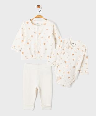 Ensemble évolutif 3 pièces bébé  vue1 - GEMO(BB COUCHE) - GEMO