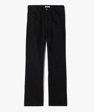 Pantalon en toile coupe large à taille haute fille vue2 - GEMO 4G FILLE - GEMO