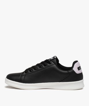 Baskets femme imprimées fleurs fermeture lacets - Hummel vue3 - HUMMEL - GEMO