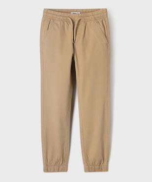 Pantalon jogger en toile garçon vue1 - GEMO (ENFANT) - GEMO