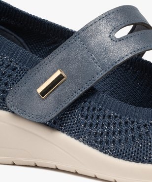 Ballerines confort en mesh fermeture scratch femme vue6 - G'FLEX GEMO FOR GOOD - GEMO