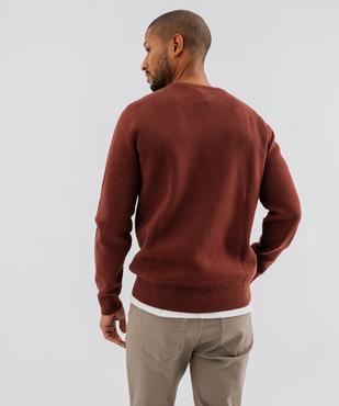 Pull en coton homme vue3 - GEMO (HOMME) - GEMO