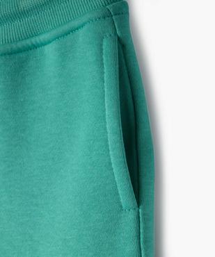 Bermuda en maille avec intérieur molletonné garçon vue2 - GEMO (ENFANT) - GEMO