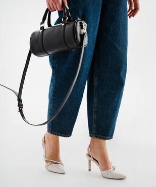 Escarpins vernis à talon fin et bout pointu femme - Follow Me vue1 - FOLLOW ME - GEMO