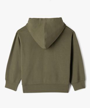Sweat à capuche molletonné garçon vue3 - GEMO (ENFANT) - GEMO