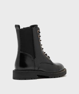 Boots avec élastique sur la tige et semelle crantée femme - 5 Miles vue4 - 5 MILES - GEMO