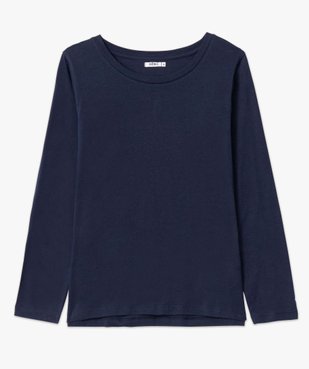 Tee-shirt à manches longues et col rond femme vue4 - GEMO(FEMME PAP) - GEMO