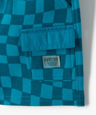 Short bébé garçon en maille avec poche latérale vue2 - GEMO(BEBE DEBT) - GEMO