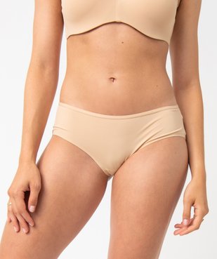 Shorties unis en microfibre femme (lot de 2) vue1 - GEMO 4G FEMME - GEMO