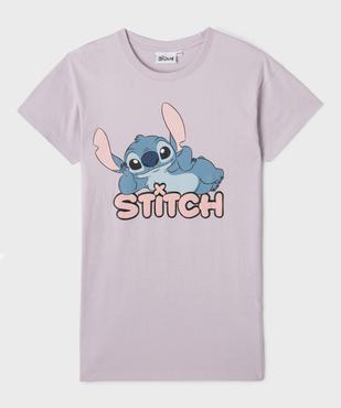 Chemise de nuit en coton à motif Stitch fille - Disney vue1 - LILO & STITCH - GEMO
