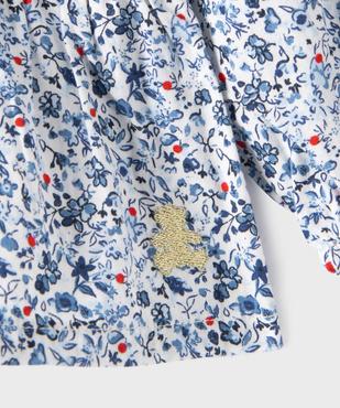 Blouse manches longues à motifs fleuris bébé fille - LuluCastagnette vue2 - LULUCASTAGNETTE - GEMO