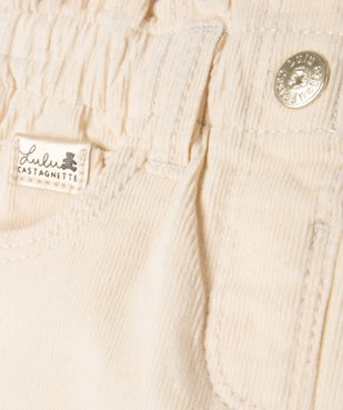 Pantalon bébé fille en velours côtelé - LuluCastagnette vue2 - LULUCASTAGNETTE - GEMO