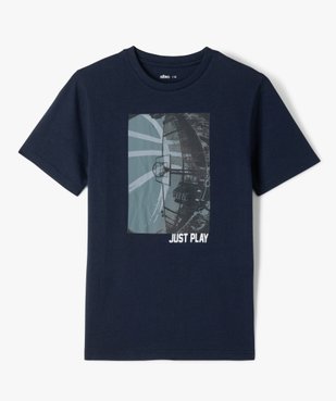 Tee-shirt manches courtes imprimé skate garçon vue1 - GEMO 4G GARCON - GEMO
