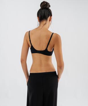 Soutien-gorge corbeille en microfibre femme vue3 - GEMO 4G FEMME - GEMO