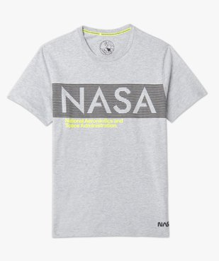 Tee-shirt homme avec inscription fluo - Nasa vue4 - NASA - GEMO