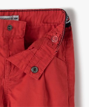 Pantalon bébé garçon en toile à pinces – Lulu Castagnette vue3 - LULUCASTAGNETTE - GEMO