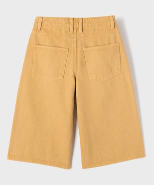 Bermuda extra large en toile denim colorée fille vue3 - GEMO (JUNIOR) - GEMO