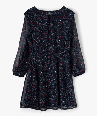 Robe fille imprimée à manches longues – Lulu Castagnette vue3 - LULUCASTAGNETTE - GEMO