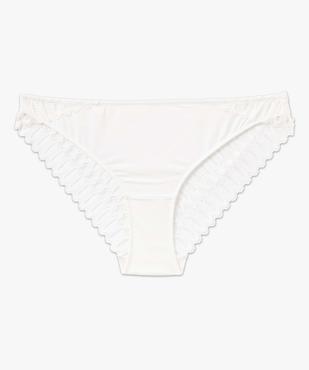 Culotte en dentelle et microfibre femme vue4 - GEMO 4G FEMME - GEMO