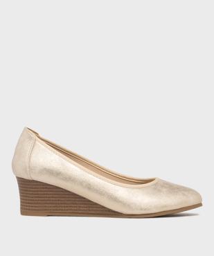 Ballerines irisées à talon compensé femme - Valentina Baldano vue1 - VALENTINA BALDA - GEMO