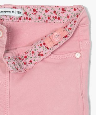 Pantalon bébé fille en toile extensible – LuluCastagnette vue3 - LULUCASTAGNETTE - GEMO