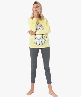 Pyjama femme bicolore avec motif Disney vue1 - DISNEY DTR - GEMO