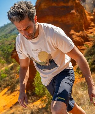 Tee-shirt manches courtes avec motif grands espaces homme - Roadsign vue6 - ROADSIGN GEMO FOR GOOD D - GEMO