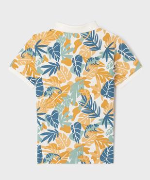 Polo imprimé fantaisie pour garçon vue3 - GEMO (ENFANT) - GEMO