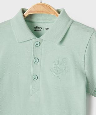 Ensemble 2 pièces bébé garçon short et polo vue2 - GEMO(BEBE DEBT) - GEMO