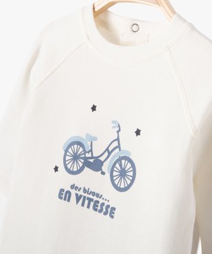 Pyjama sans pieds bébé en jersey vue2 - GEMO(BB COUCHE) - GEMO