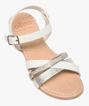 Sandales fille à brides strass et métallisées vue5 - Nikesneakers (ENFANT) - Nikesneakers