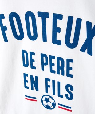 Tee-shirt garçon ado motif fantaisie football vue2 - SANS MARQUE - GEMO