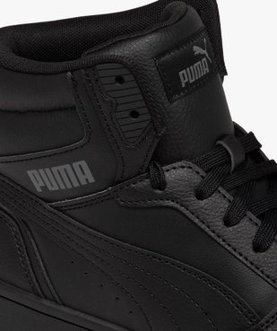Baskets homme mid-cut unies à lacets - Puma Rebound vue6 - PUMA - GEMO