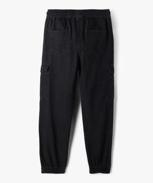 Pantalon cargo en toile garçon vue5 - GEMO (JUNIOR) - GEMO
