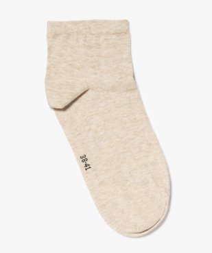 Socquettes femme en maille fine (lot de 2) vue1 - GEMO(HOMWR FEM) - GEMO