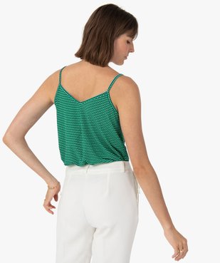 Débardeur femme à bretelles chaines vue3 - GEMO(FEMME PAP) - GEMO