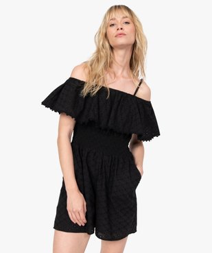 Combishort femme en broderie anglaise – Lulu Castagnette vue1 - LULUCASTAGNETTE - GEMO