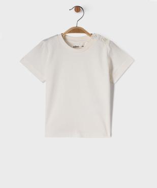 Ensemble 2 pièces chemise et tee-shirt bébé garçon vue3 - GEMO(BEBE DEBT) - GEMO