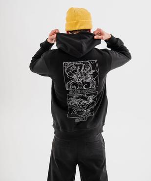 Sweat à capuche en molleton imprimé devant et dos homme - Dragon Ball Z vue3 - DRAGON BALL Z - GEMO