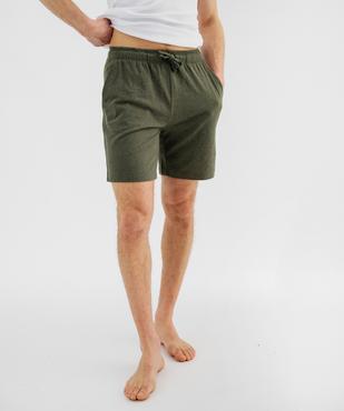 Short de pyjama en jersey à taille élastique homme vue1 - GEMO(HOMWR HOM) - GEMO