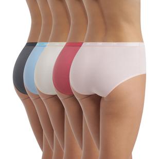 Boxers en coton stretch confort femme (lot de 5) - Les Pockets Dim vue3 - DIM - GEMO