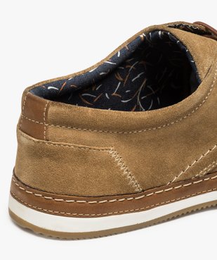 Derbies homme unies façon chukka boots vue6 - GEMO(URBAIN) - GEMO