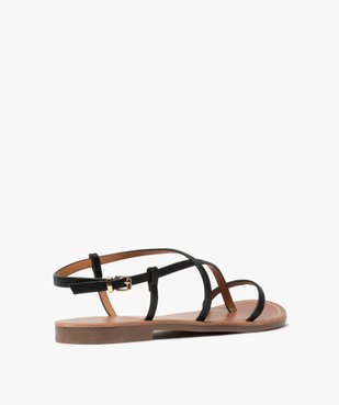 Nu-pieds femme à talon plat et entre-doigts extra fin - Only vue4 - ONLY - GEMO
