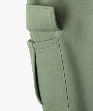 Pantalon de jogging coupe cargo garçon vue2 - GEMO (JUNIOR) - GEMO